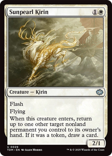 Sunpearl Kirin [Tarkir: Dragonstorm] [Foil]