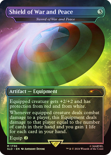 Shield of War and Peace - Sword of War and Peace (Rainbow Foil) [Secret Lair Drop Series]