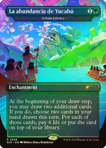 La abundancia de Yucahu - Sylvan Library (Rainbow Foil) [Secret Lair Drop Series]