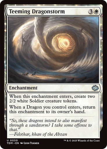 Teeming Dragonstorm [Tarkir: Dragonstorm] [Foil]