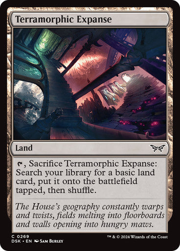 Terramorphic Expanse [Duskmourn: House of Horror] [Foil]