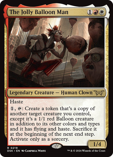 The Jolly Balloon Man [Duskmourn: House of Horror] [Foil]