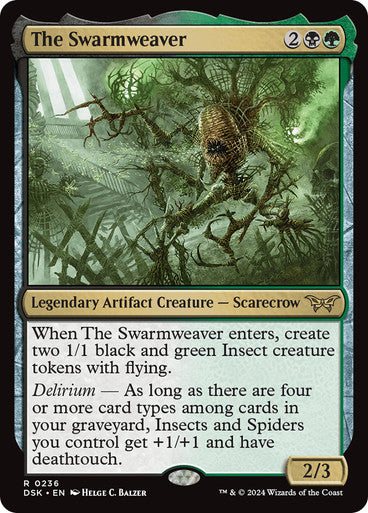 The Swarmweaver (0236) [Duskmourn: House of Horror] [Foil]