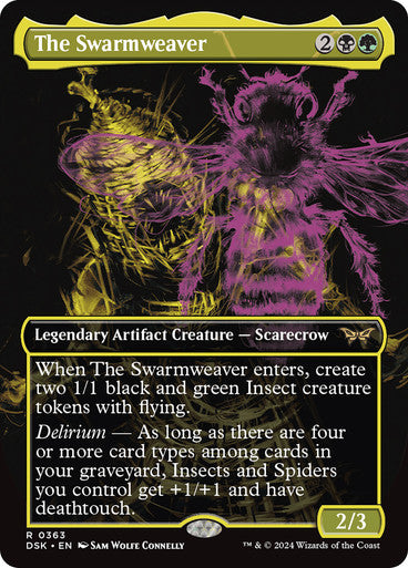 The Swarmweaver (Showcase) [Duskmourn: House of Horror] [Foil]