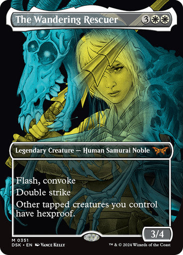 The Wandering Rescuer (Showcase) [Duskmourn: House of Horror] [Foil]