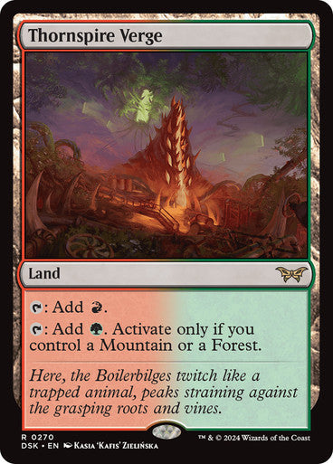 Thornspire Verge [Duskmourn: House of Horror] [Foil]