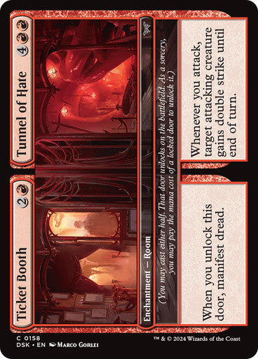 Ticket Booth // Tunnel of Hate [Duskmourn: House of Horror] [Foil]