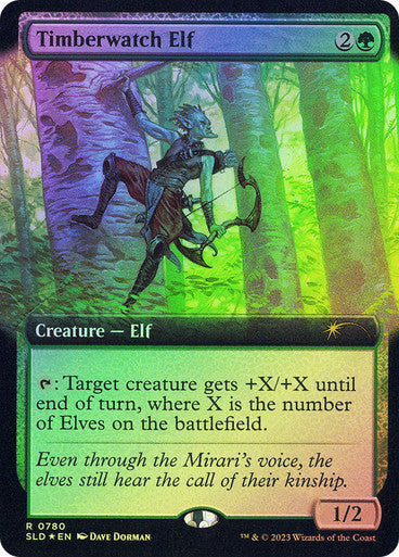 Timberwatch Elf (Extended Art) [Secret Lair Drop Series]