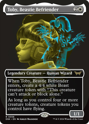 Toby, Beastie Befriender (Showcase) [Duskmourn: House of Horror] [Foil]
