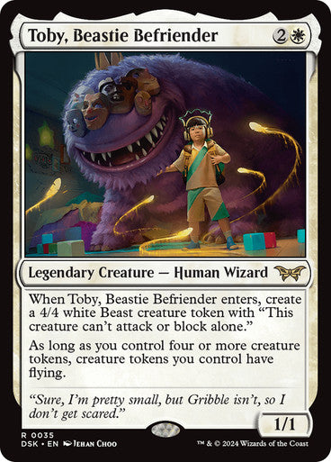 Toby, Beastie Befriender [Duskmourn: House of Horror] [Foil]