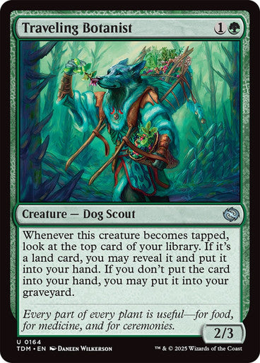 Traveling Botanist [Tarkir: Dragonstorm] [Foil]