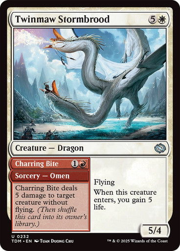 Twinmaw Stormbrood [Tarkir: Dragonstorm] [Foil]