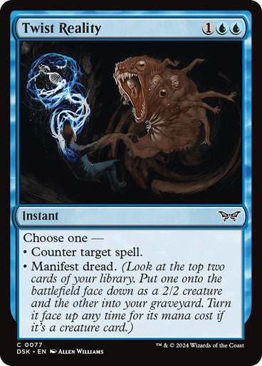 Twist Reality [Duskmourn: House of Horror] [Foil]