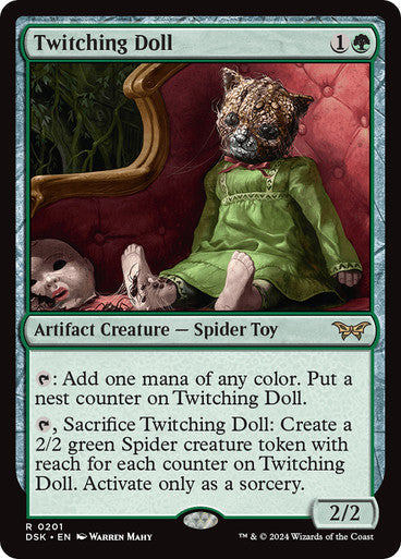 Twitching Doll [Duskmourn: House of Horror] [Foil]