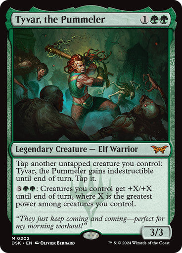 Tyvar, the Pummeler [Duskmourn: House of Horror] [Foil]
