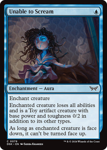 Unable to Scream [Duskmourn: House of Horror] [Foil]