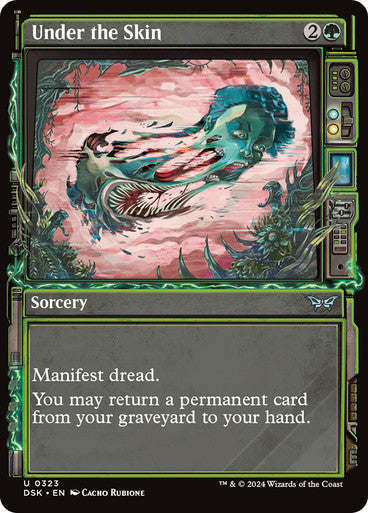 Under the Skin (Showcase) [Duskmourn: House of Horror] [Foil]