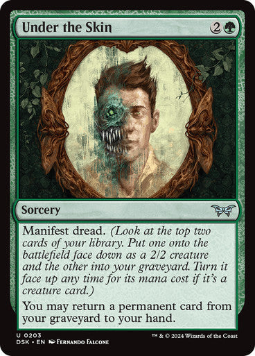 Under the Skin [Duskmourn: House of Horror] [Foil]