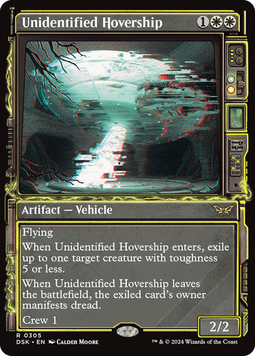 Unidentified Hovership (Showcase) [Duskmourn: House of Horror] [Foil]
