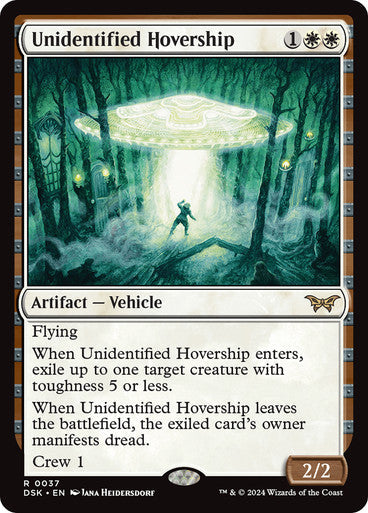 Unidentified Hovership [Duskmourn: House of Horror] [Foil]