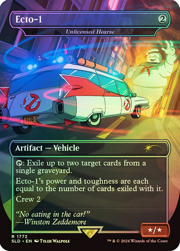 Ecto-1 - Unlicensed Hearse (Rainbow Foil) [Secret Lair Drop Series]