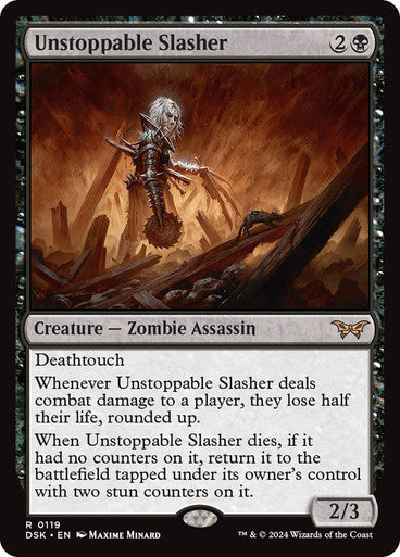 Unstoppable Slasher (0119) [Duskmourn: House of Horror] [Foil]