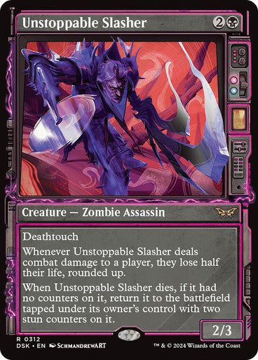 Unstoppable Slasher (Showcase) [Duskmourn: House of Horror] [Foil]