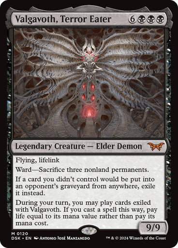 Valgavoth, Terror Eater [Duskmourn: House of Horror] [Foil]