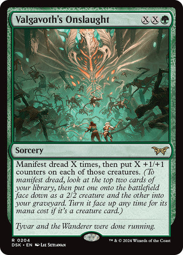 Valgavoth's Onslaught [Duskmourn: House of Horror] [Foil]