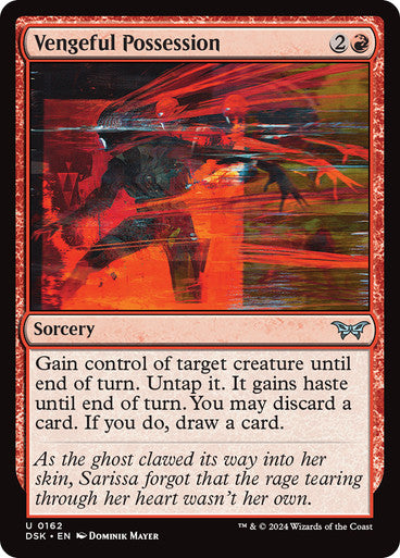 Vengeful Possession [Duskmourn: House of Horror] [Foil]
