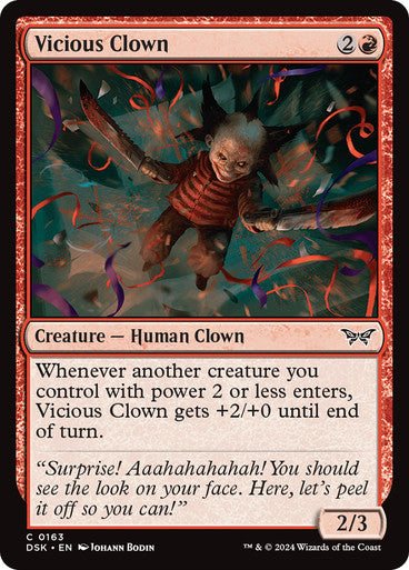 Vicious Clown [Duskmourn: House of Horror] [Foil]