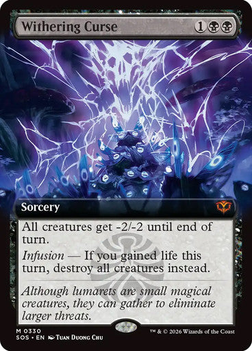 Withering Curse (Extended Art) [Secrets of Strixhaven]