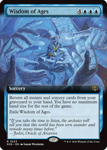Wisdom of Ages (Extended Art) [Secrets of Strixhaven] [Foil]