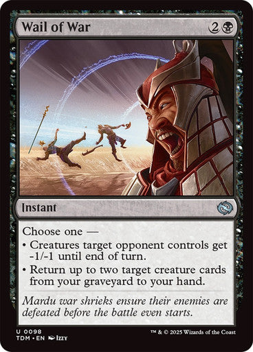 Wail of War [Tarkir: Dragonstorm] [Foil]