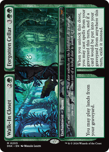 Walk-In Closet // Forgotten Cellar [Duskmourn: House of Horror] [Foil]