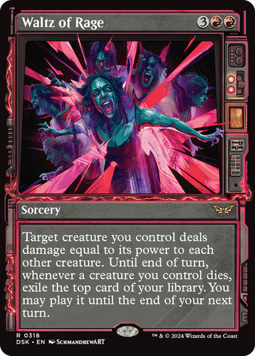 Waltz of Rage (Showcase) [Duskmourn: House of Horror] [Foil]