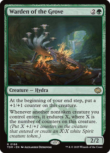 Warden of the Grove [Tarkir: Dragonstorm] [Foil]