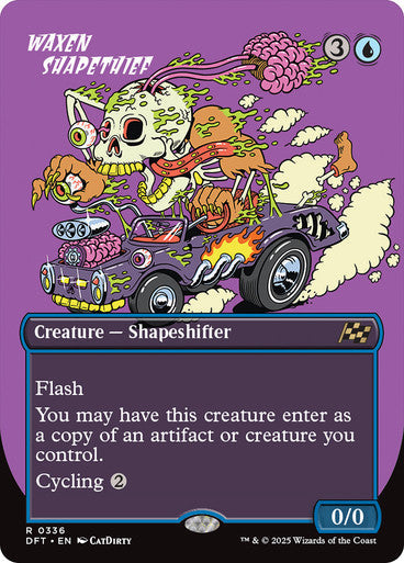 Waxen Shapethief (Borderless) [Aetherdrift] [Foil]