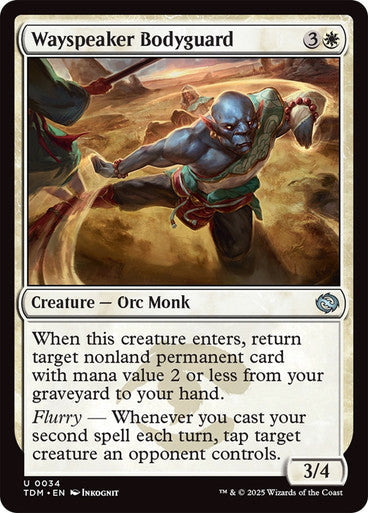 Wayspeaker Bodyguard [Tarkir: Dragonstorm] [Foil]
