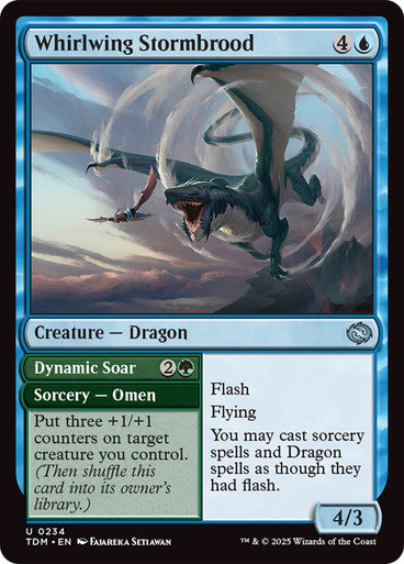 Whirlwing Stormbrood [Tarkir: Dragonstorm] [Foil]