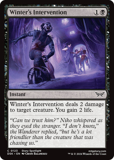 Winter's Intervention [Duskmourn: House of Horror] [Foil]