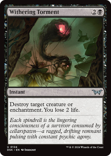 Withering Torment [Duskmourn: House of Horror] [Foil]