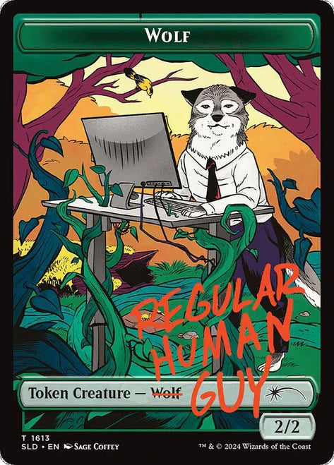 Wolf Token [Secret Lair Drop Series] [Foil]