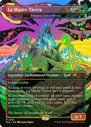La Madre Tierra - Xenagos, God of Revels (Rainbow Foil) [Secret Lair Drop Series]