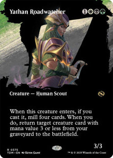 Yathan Roadwatcher (Borderless) [Tarkir: Dragonstorm] [Foil]