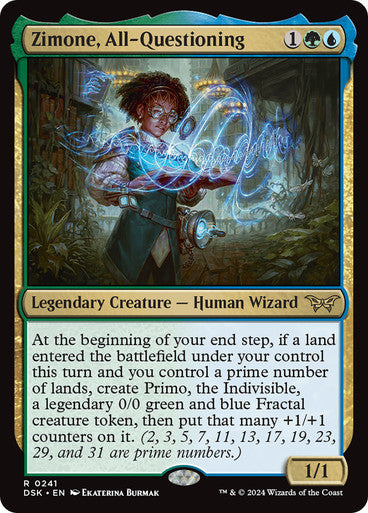 Zimone, All-Questioning [Duskmourn: House of Horror] [Foil]