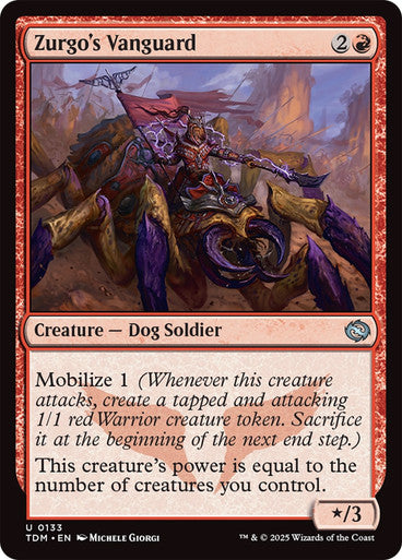 Zurgo's Vanguard [Tarkir: Dragonstorm] [Foil]