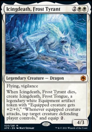 Icingdeath, Frost Tyrant (Promo Pack) [Dungeons & Dragons: Adventures in the Forgotten Realms Promos] [Foil]
