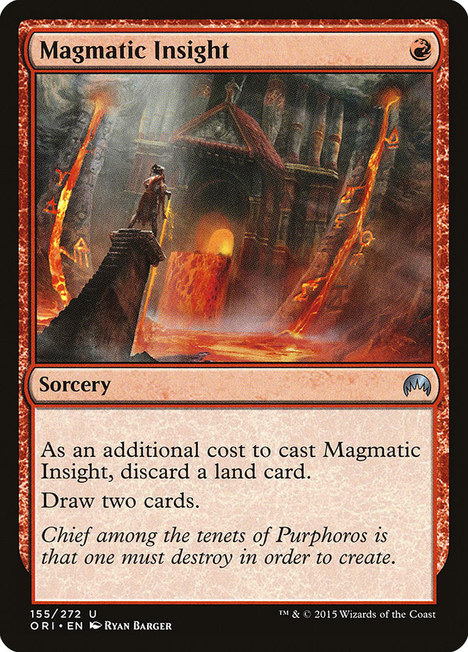 Magmatic Insight [Magic Origins] [Foil]
