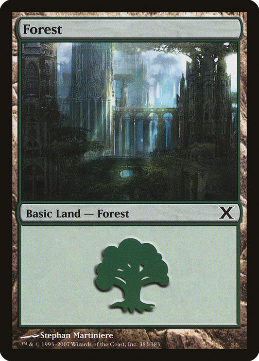 Forest (383) [Tenth Edition] [Foil]